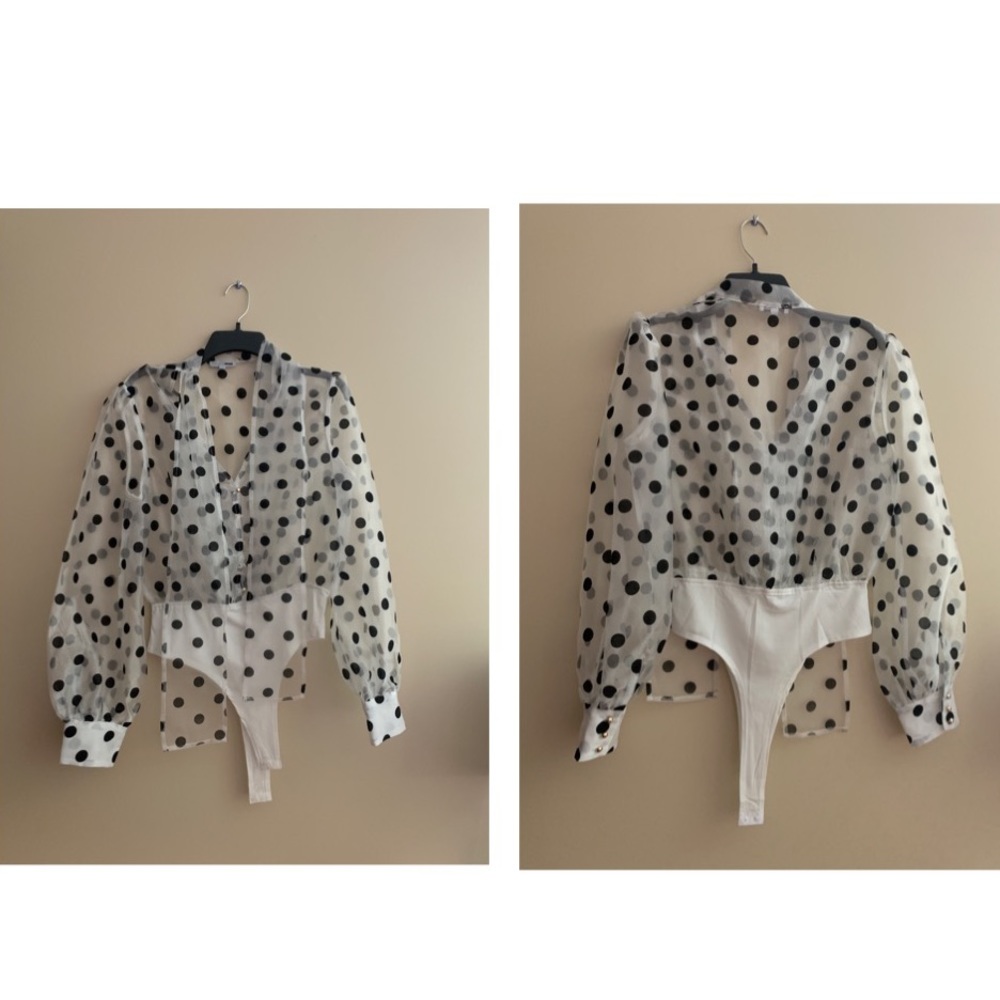 Polka Dot Bodysuit: Fashion Nova